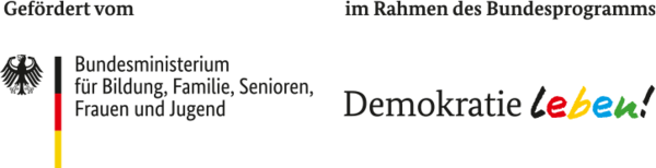Förderlogo Bundesprogramm Demokratie leben!