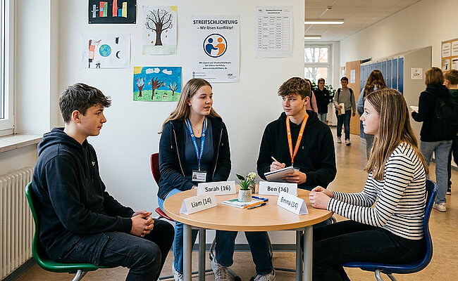 Bild von Streitschlichterinnen Ausbildung